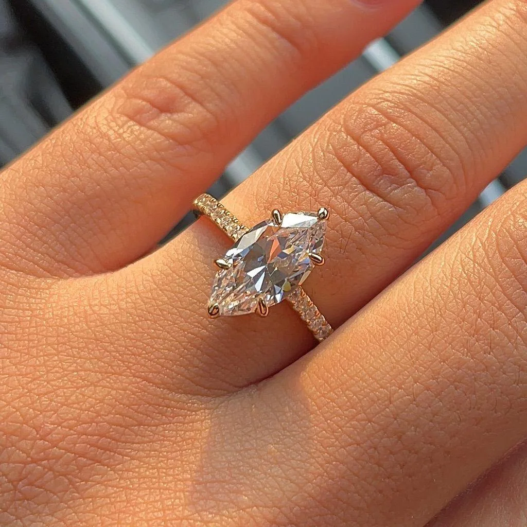 Marquise Diamond Ring